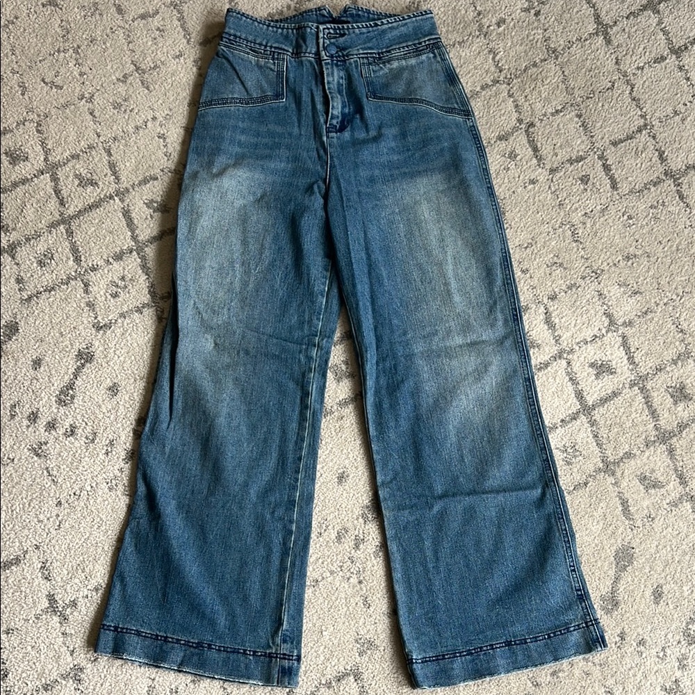 House of Harlow 1960 Flare & Wide Leg Jeans